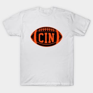 CIN Retro Football - White T-Shirt